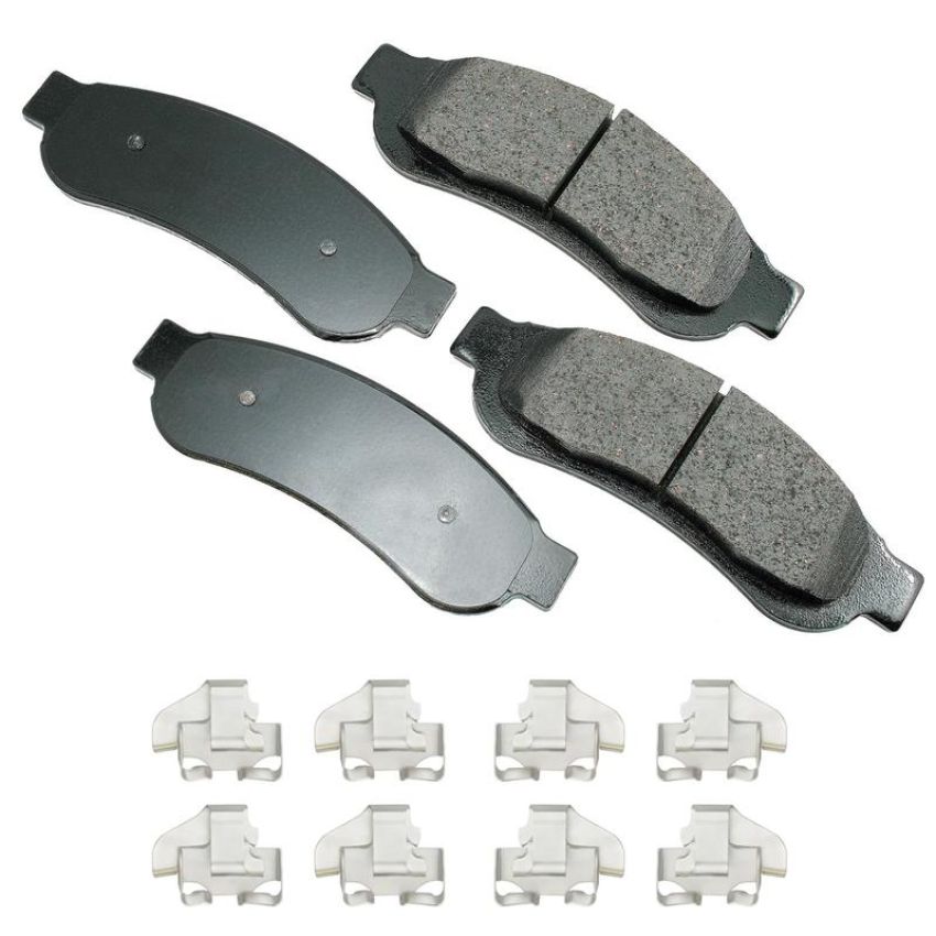 Akebono ACT1334A Akebono ProACT Ultra Premium Ceramic Disc Brake Pad Kit