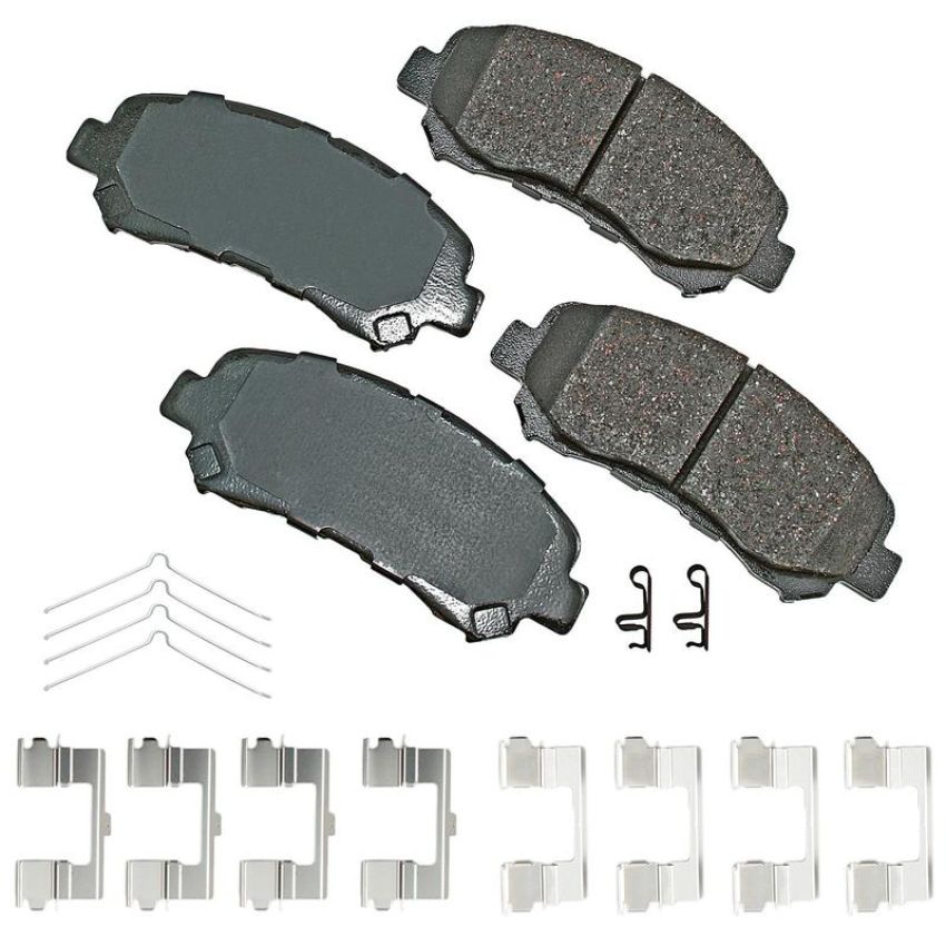 Akebono ACT1338A Akebono ProACT Ultra Premium Ceramic Disc Brake Pad Kit