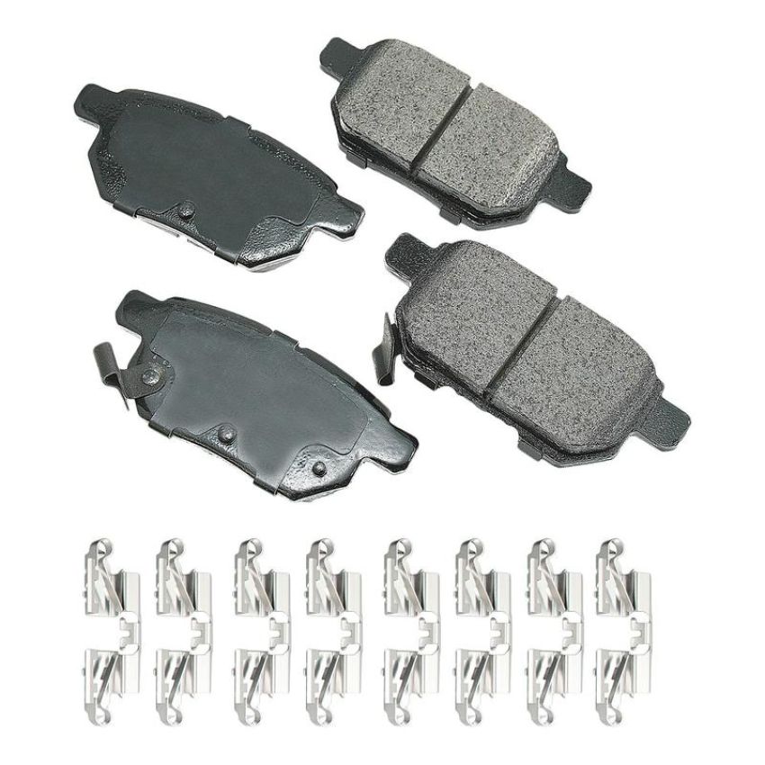 Akebono ACT1354A Akebono ProACT Ultra Premium Ceramic Disc Brake Pad Kit