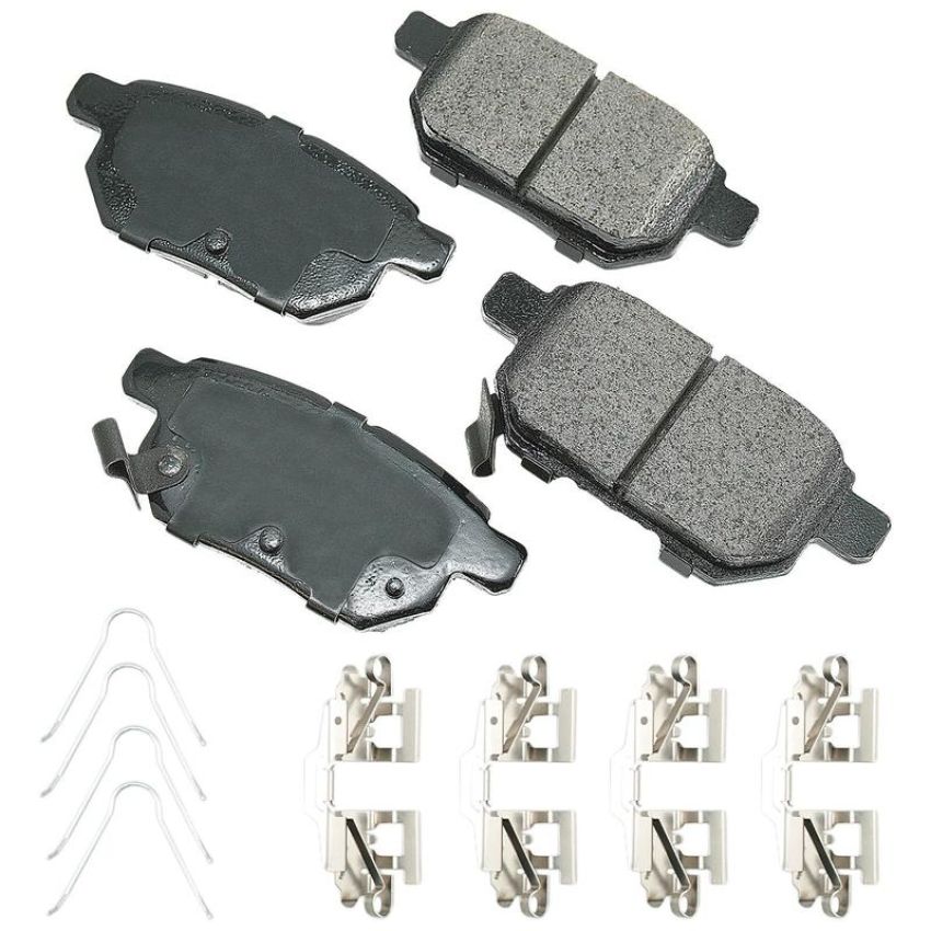 Akebono ACT1354B Akebono ProACT Ultra Premium Ceramic Disc Brake Pad Kit