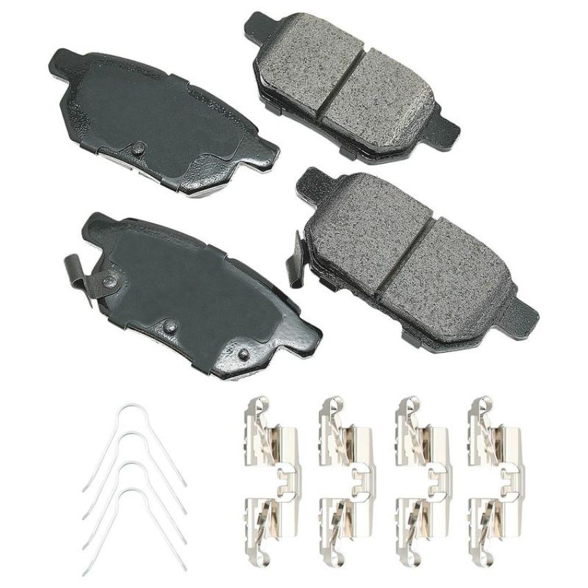 Akebono ACT1354C Akebono ProACT Ultra Premium Ceramic Disc Brake Pad Kit