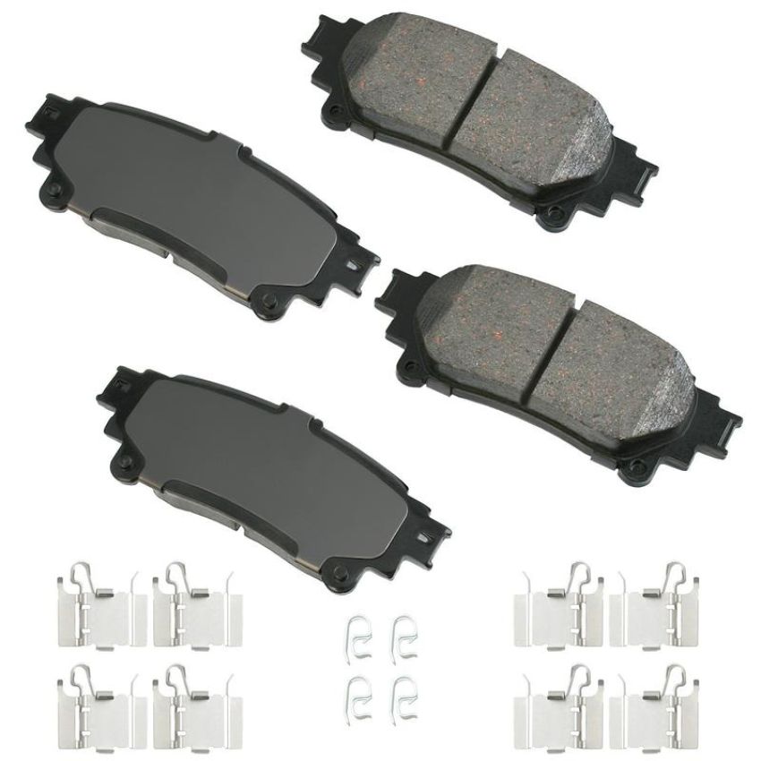 Akebono ACT1391A Akebono ProACT Ultra Premium Ceramic Disc Brake Pad Kit