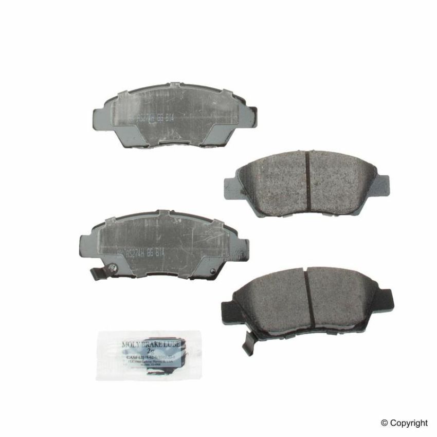 Akebono ACT1394 Akebono ProACT Ultra Premium Ceramic Disc Brake Pad Kit