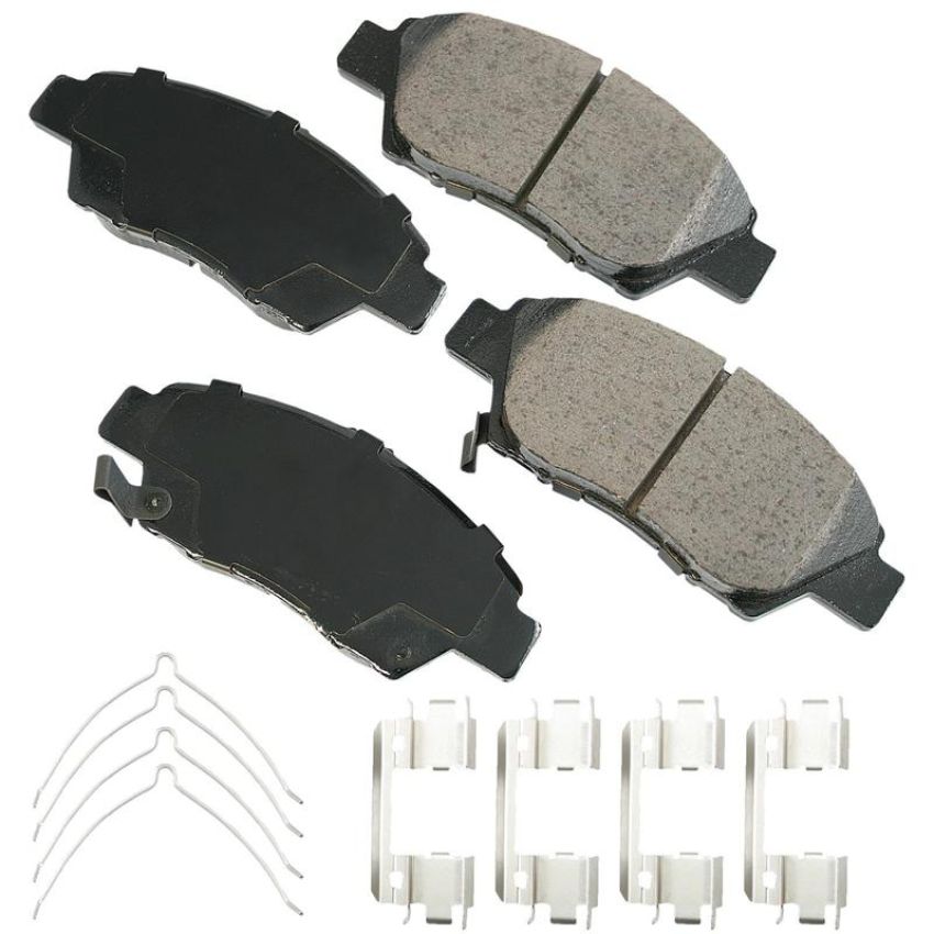 Akebono ACT1394A Akebono ProACT Ultra Premium Ceramic Disc Brake Pad Kit