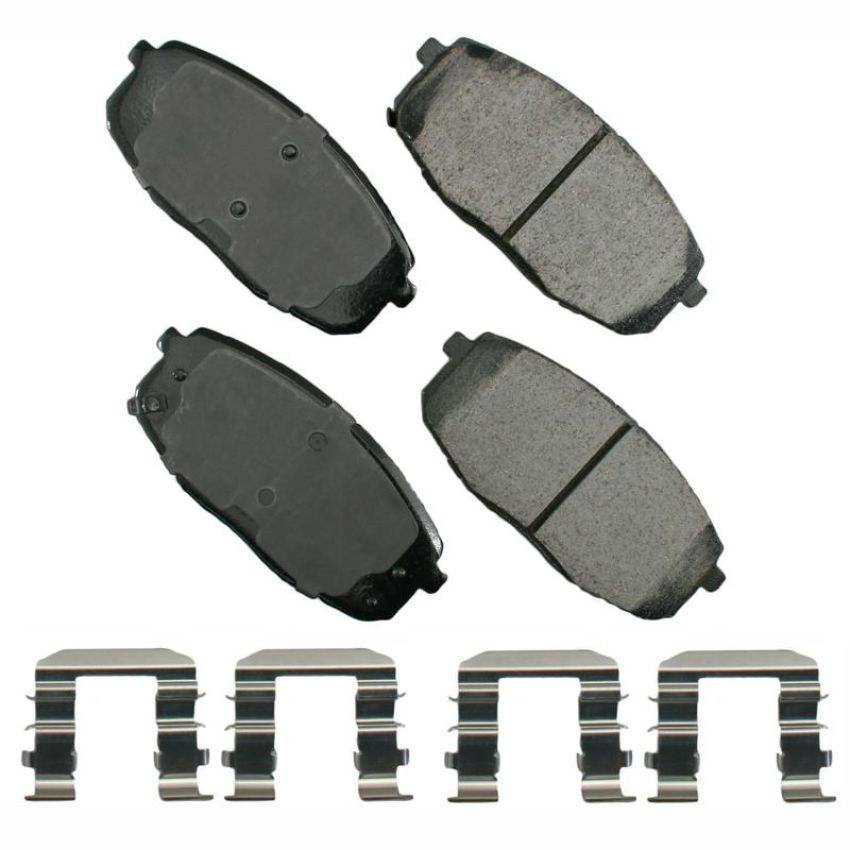 Akebono ACT1397A Akebono ProACT Ultra Premium Ceramic Disc Brake Pad Kit