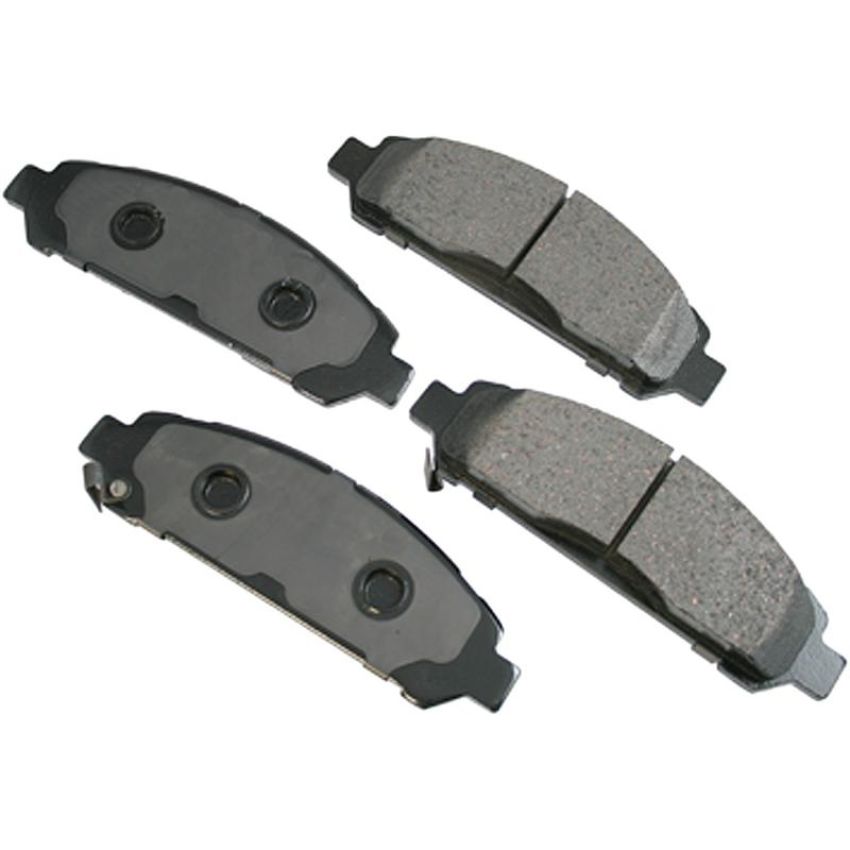 Akebono ACT1401 Akebono ProACT Ultra Premium Ceramic Disc Brake Pad Kit