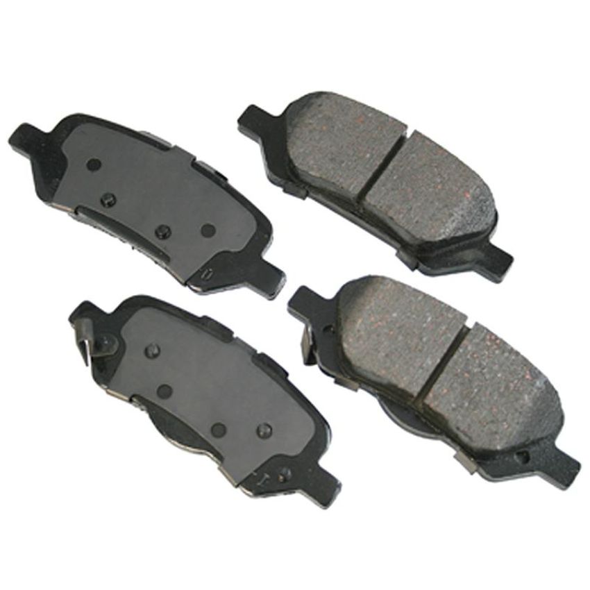 Akebono ACT1402 Akebono ProACT Ultra Premium Ceramic Disc Brake Pad Kit