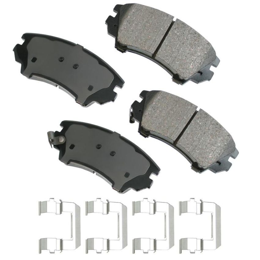 Akebono ACT1404 Akebono ProACT Ultra Premium Ceramic Disc Brake Pad Kit