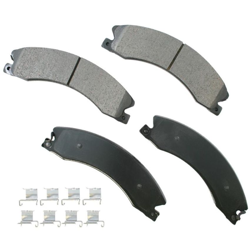 Akebono ACT1411 Akebono ProACT Ultra Premium Ceramic Disc Brake Pad Kit