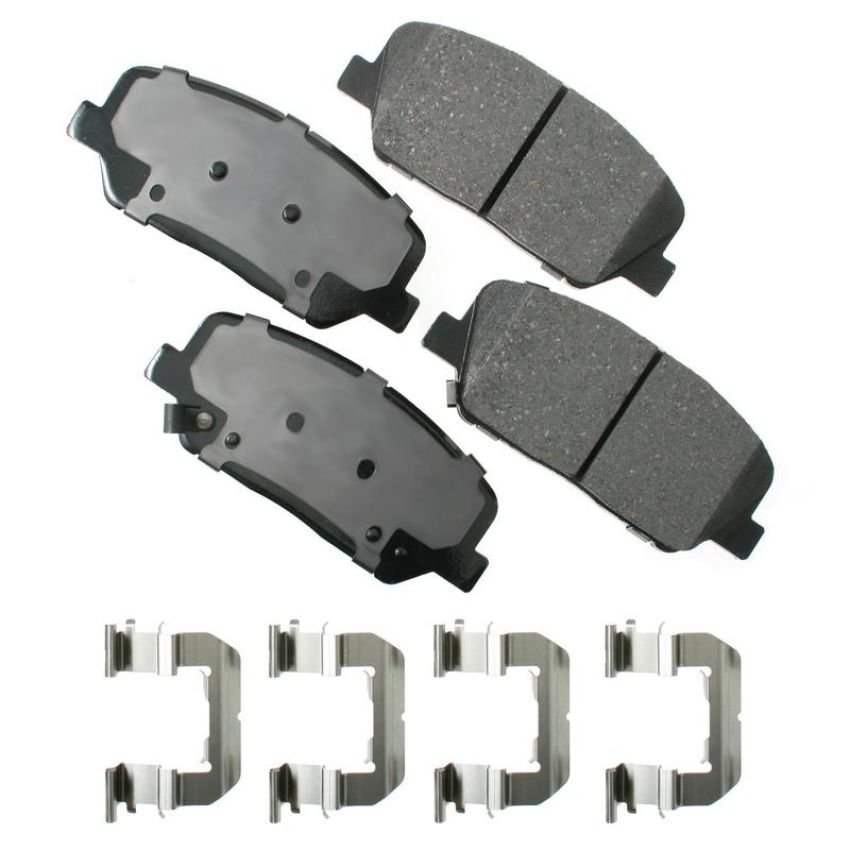 Akebono ACT1413 Akebono ProACT Ultra Premium Ceramic Disc Brake Pad Kit