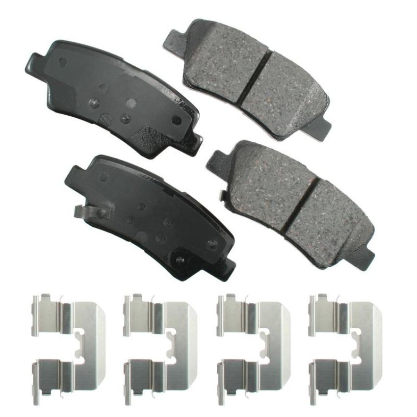 Akebono ACT1445 Akebono ProACT Ultra Premium Ceramic Disc Brake Pad Kit
