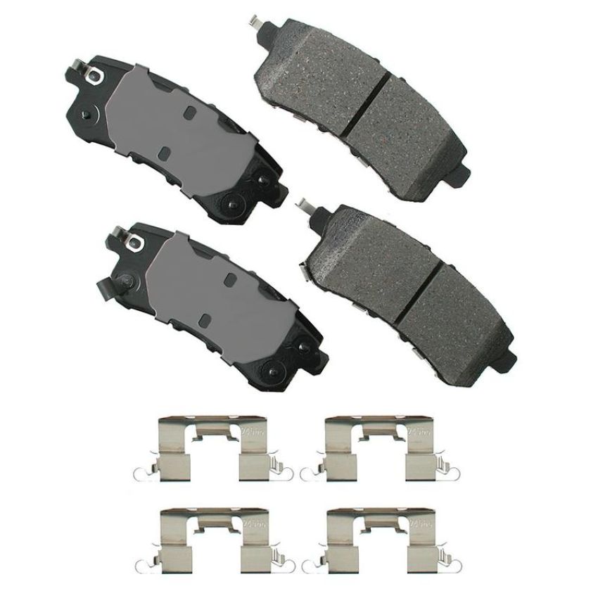 Akebono ACT1510 Akebono ProACT Ultra Premium Ceramic Disc Brake Pad Kit