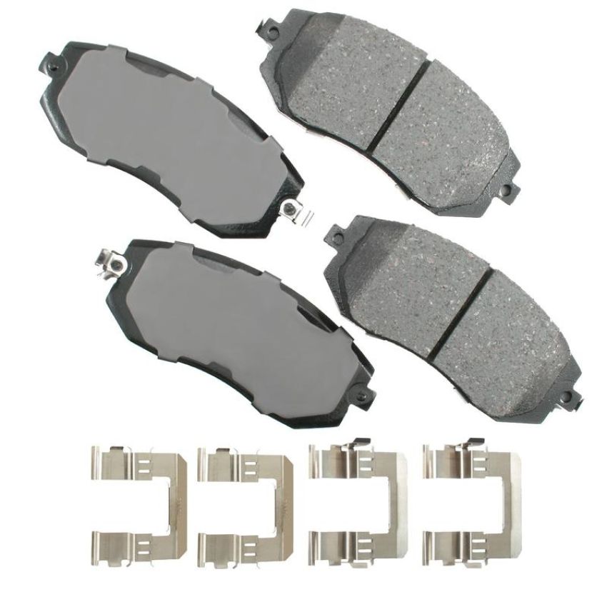 Akebono ACT1539 Akebono ProACT Ultra Premium Ceramic Disc Brake Pad Kit