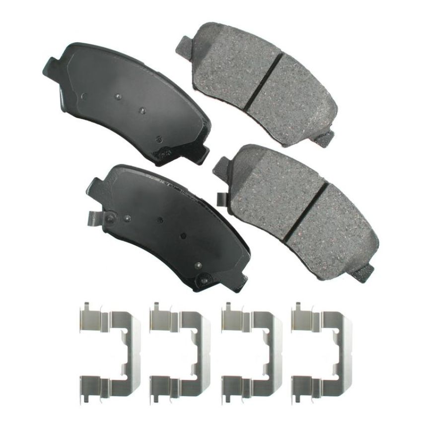 Akebono ACT1543 Akebono ProACT Ultra Premium Ceramic Disc Brake Pad Kit
