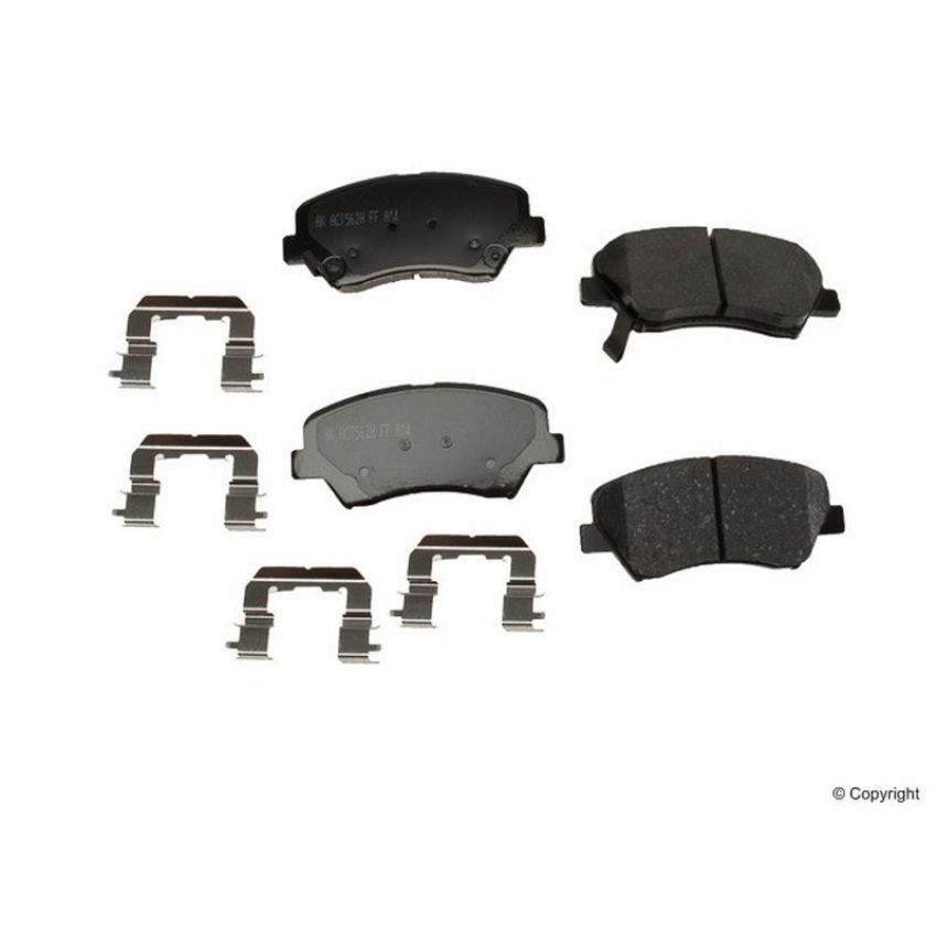 Akebono ACT1543 Akebono ProACT Ultra Premium Ceramic Disc Brake Pad Kit