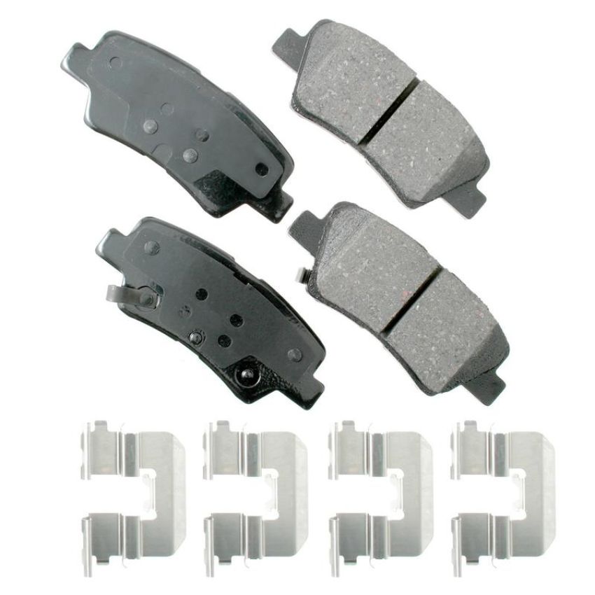 Akebono ACT1544 Akebono ProACT Ultra Premium Ceramic Disc Brake Pad Kit