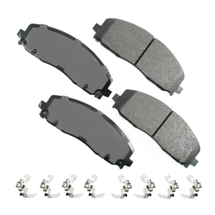 Akebono ACT1589 Akebono ProACT Ultra Premium Ceramic Disc Brake Pad Kit