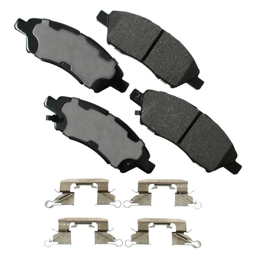 Akebono ACT1592 Akebono ProACT Ultra Premium Ceramic Disc Brake Pad Kit