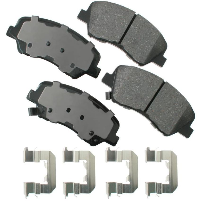 Akebono ACT1593 Akebono ProACT Ultra Premium Ceramic Disc Brake Pad Kit