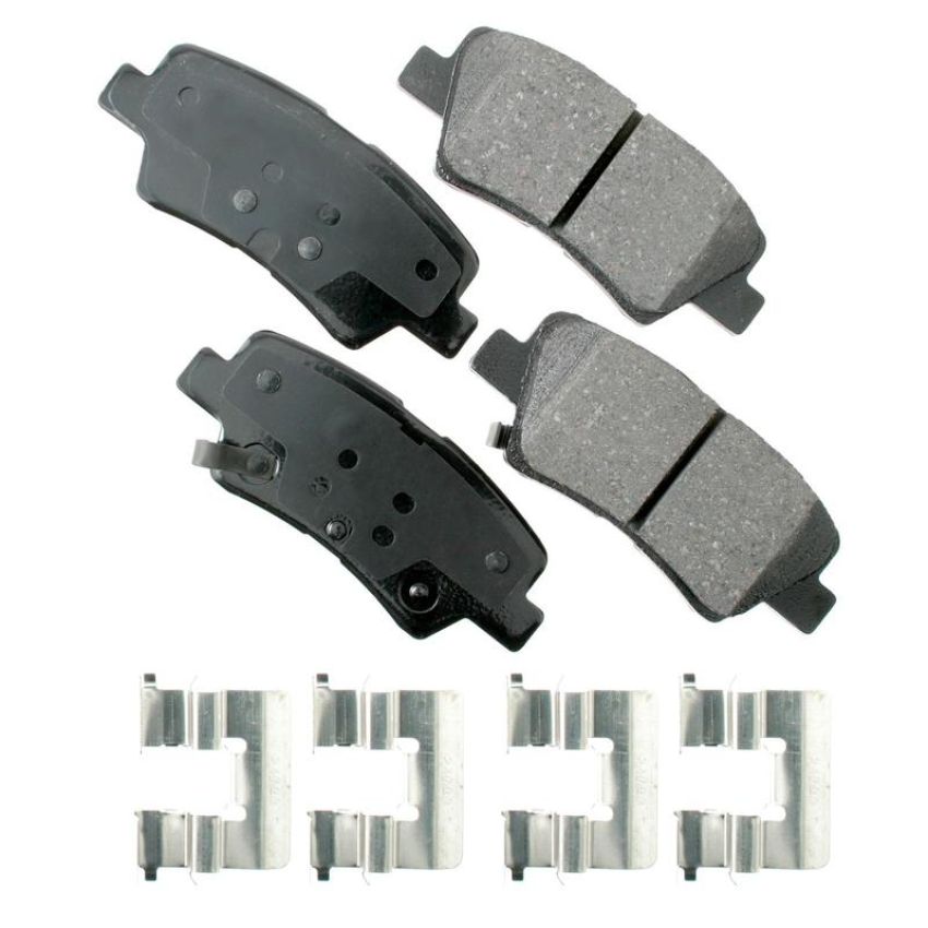 Akebono ACT1594 Akebono ProACT Ultra Premium Ceramic Disc Brake Pad Kit