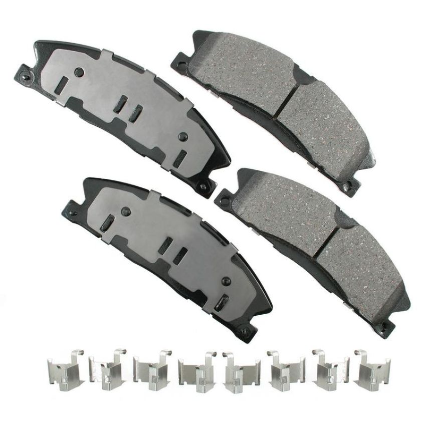 Akebono ACT1611 Akebono ProACT Ultra Premium Ceramic Disc Brake Pad Kit
