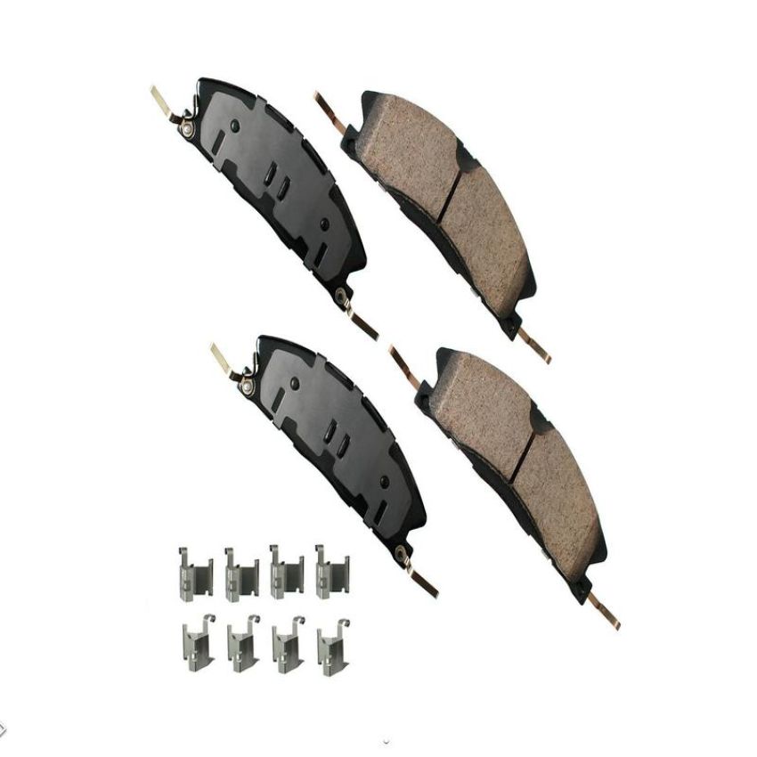 Akebono ACT1611A Akebono ProACT Ultra Premium Ceramic Disc Brake Pad Kit