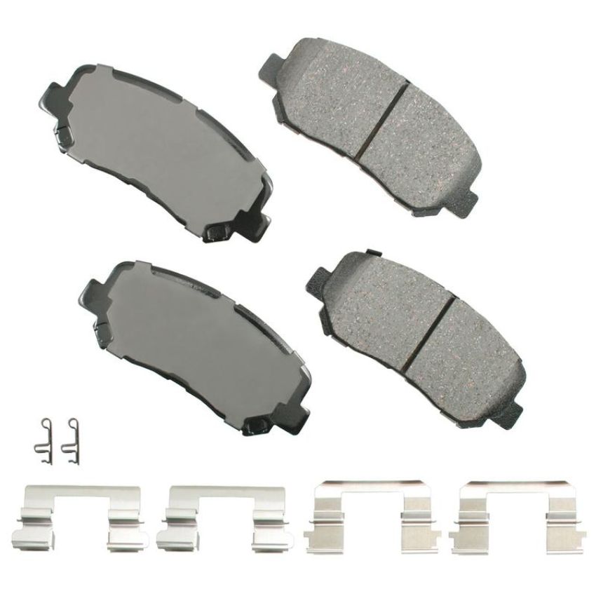 Akebono ACT1623 Akebono ProACT Ultra Premium Ceramic Disc Brake Pad Kit