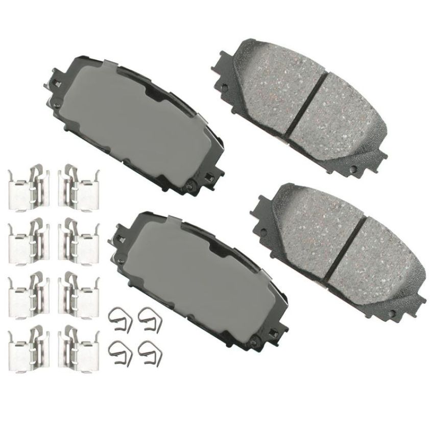 Akebono ACT1628 Akebono ProACT Ultra Premium Ceramic Disc Brake Pad Kit
