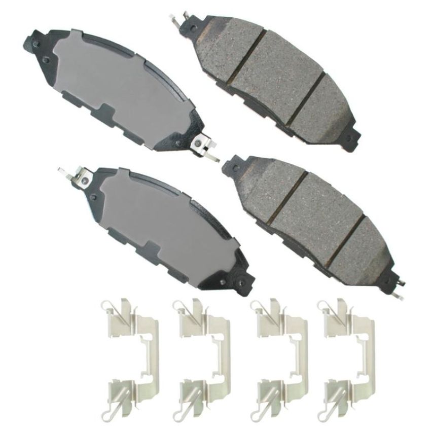 Akebono ACT1649 Akebono ProACT Ultra Premium Ceramic Disc Brake Pad Kit