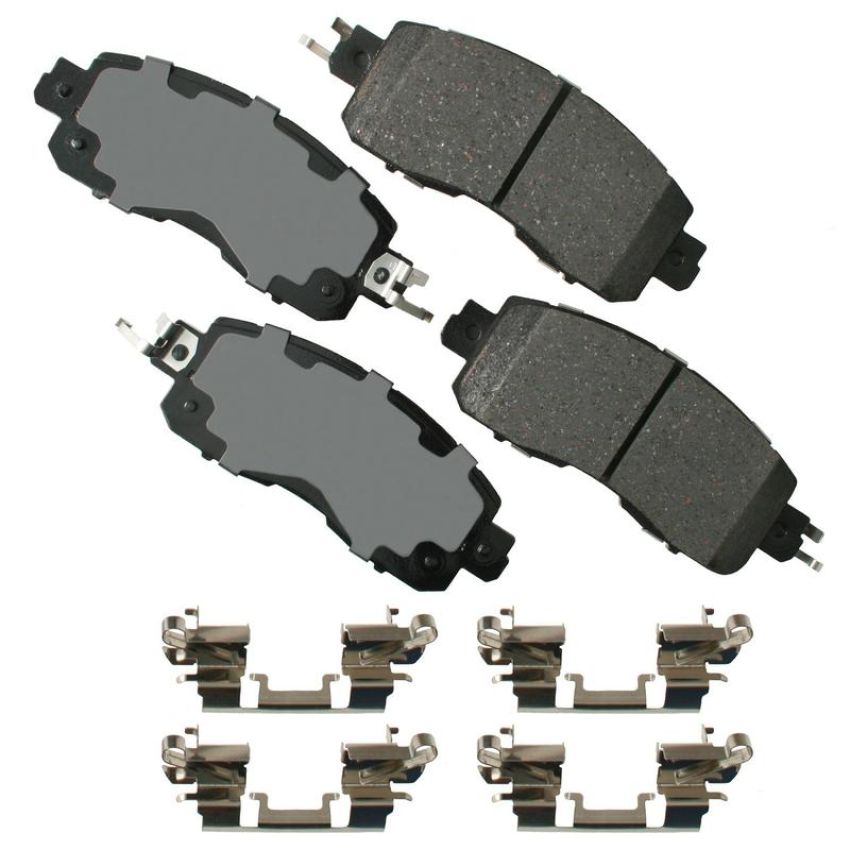 Akebono ACT1650 Akebono ProACT Ultra Premium Ceramic Disc Brake Pad Kit