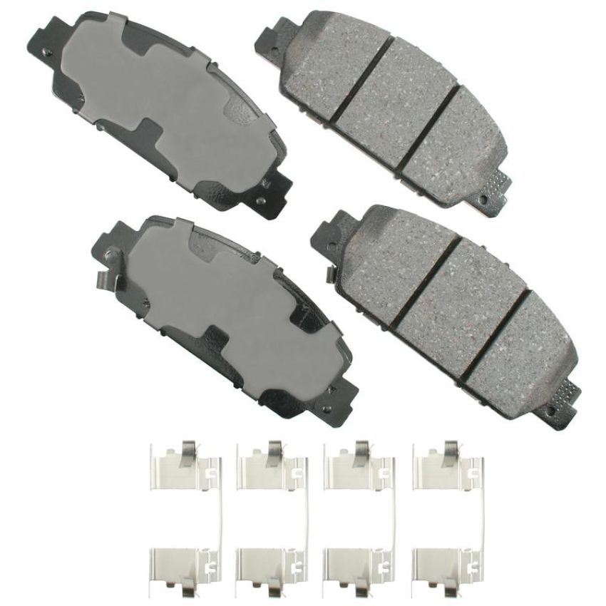 Akebono ACT1654 Akebono ProACT Ultra Premium Ceramic Disc Brake Pad Kit