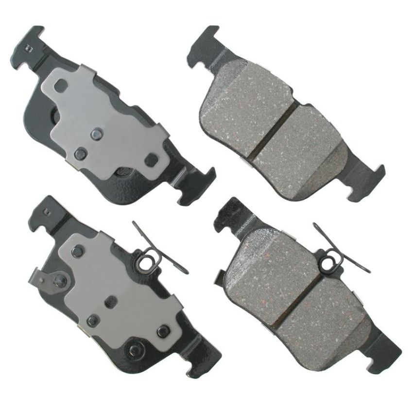 Akebono ACT1665 Akebono ProACT Ultra Premium Ceramic Disc Brake Pad Kit