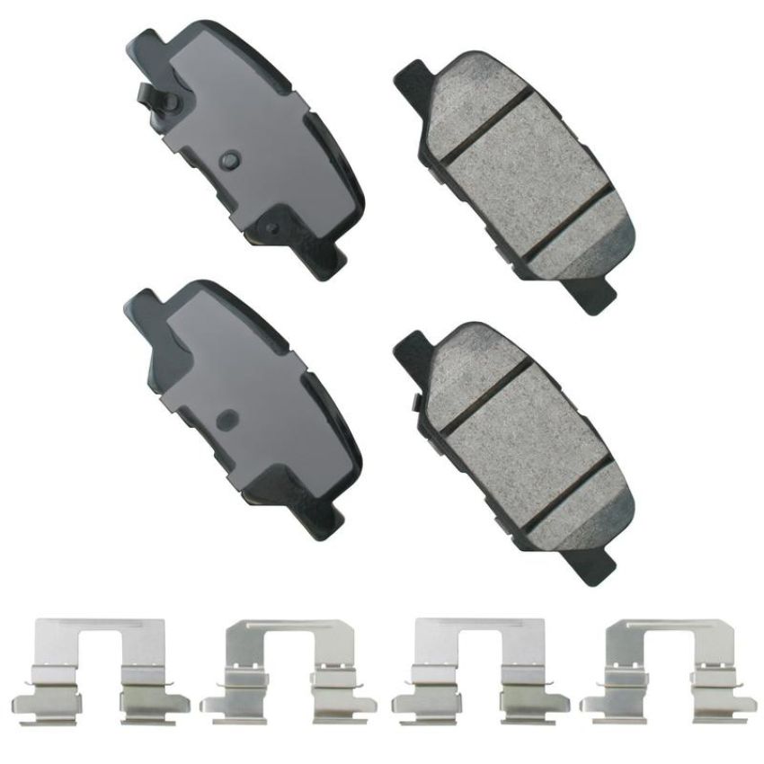 Akebono ACT1679 Akebono ProACT Ultra Premium Ceramic Disc Brake Pad Kit