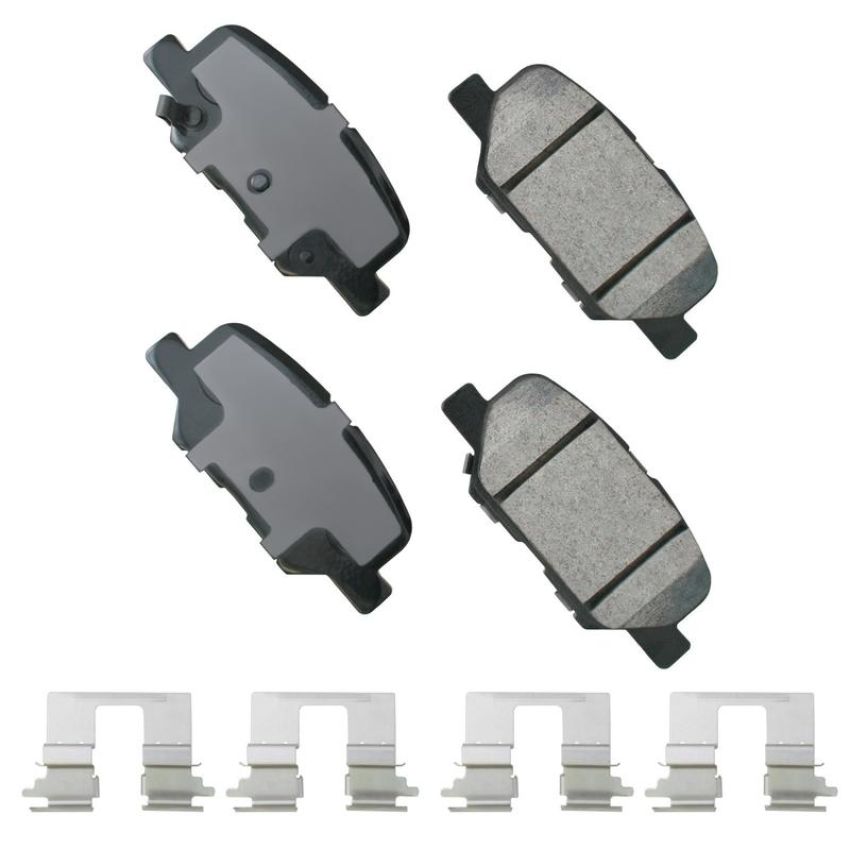 Akebono ACT1679A Akebono ProACT Ultra Premium Ceramic Disc Brake Pad Kit