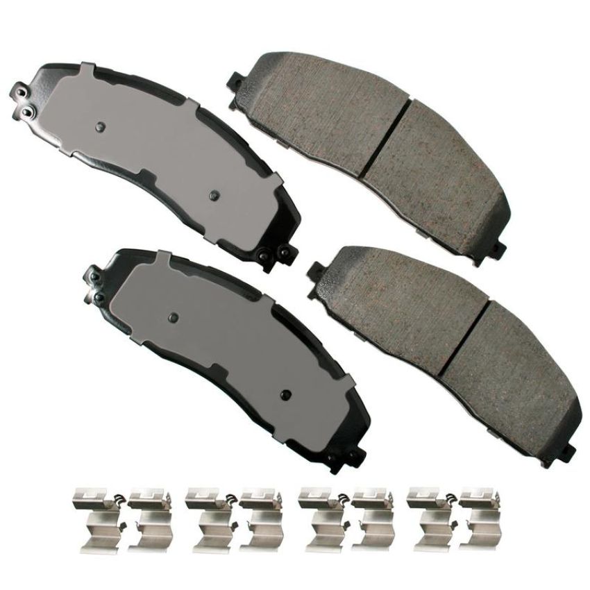 Akebono ACT1680 Akebono ProACT Ultra Premium Ceramic Disc Brake Pad Kit