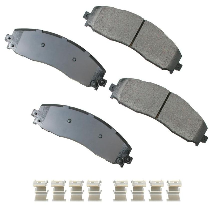 Akebono ACT1691 Akebono ProACT Ultra Premium Ceramic Disc Brake Pad Kit