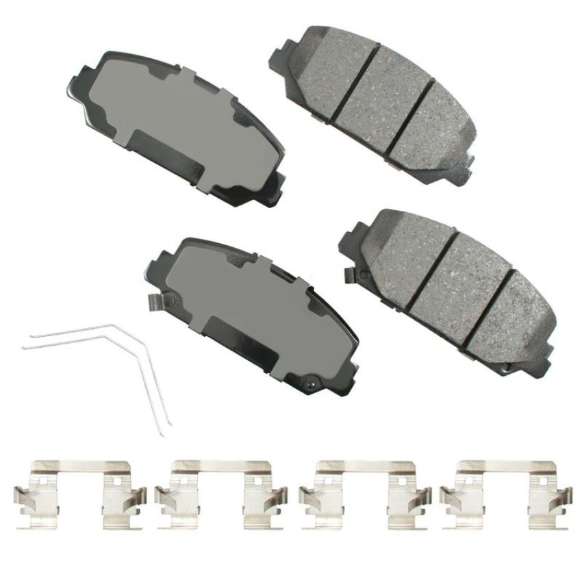 Akebono ACT1697 Akebono ProACT Ultra Premium Ceramic Disc Brake Pad Kit