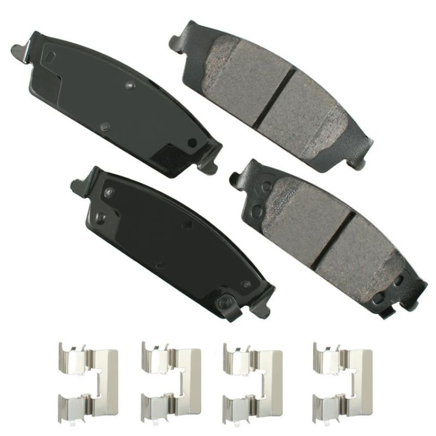 Akebono ACT1707 Akebono ProACT Ultra Premium Ceramic Disc Brake Pad Kit
