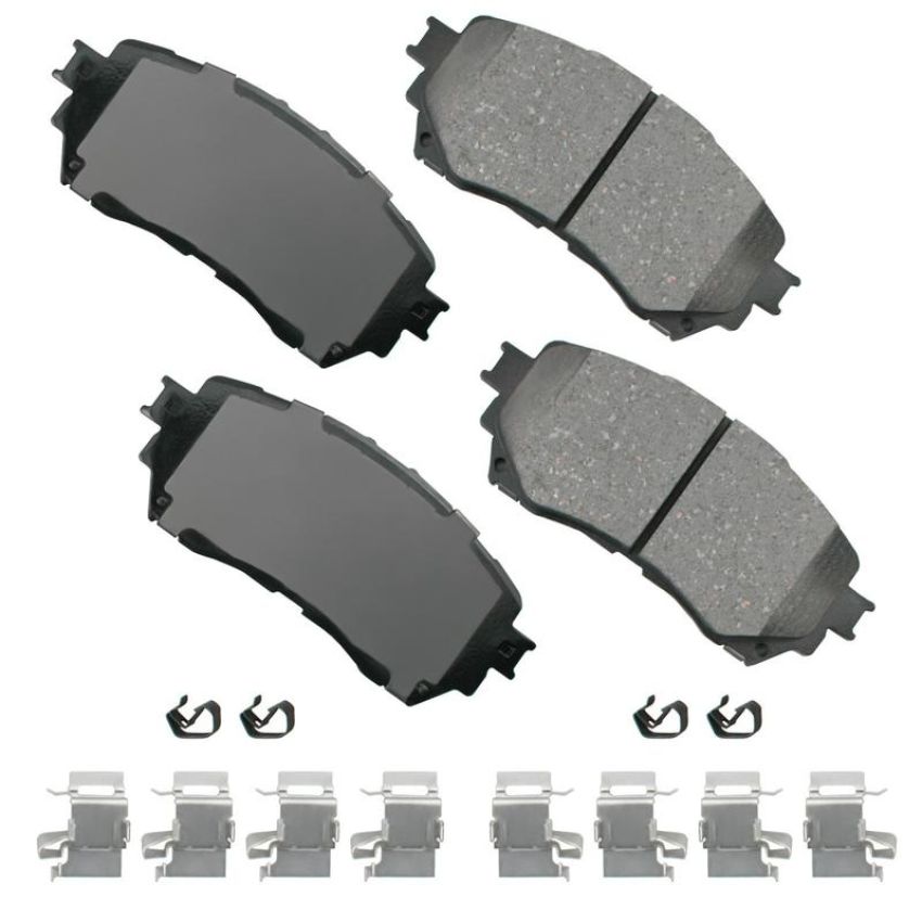 Akebono ACT1711 Akebono ProACT Ultra Premium Ceramic Disc Brake Pad Kit