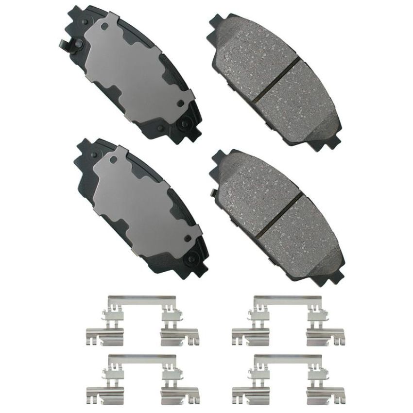 Akebono ACT1728 Akebono ProACT Ultra Premium Ceramic Disc Brake Pad Kit