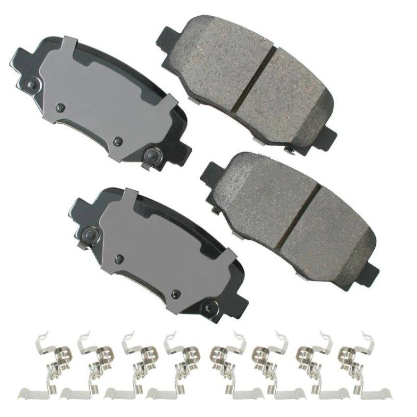 Akebono ACT1734 Akebono ProACT Ultra Premium Ceramic Disc Brake Pad Kit