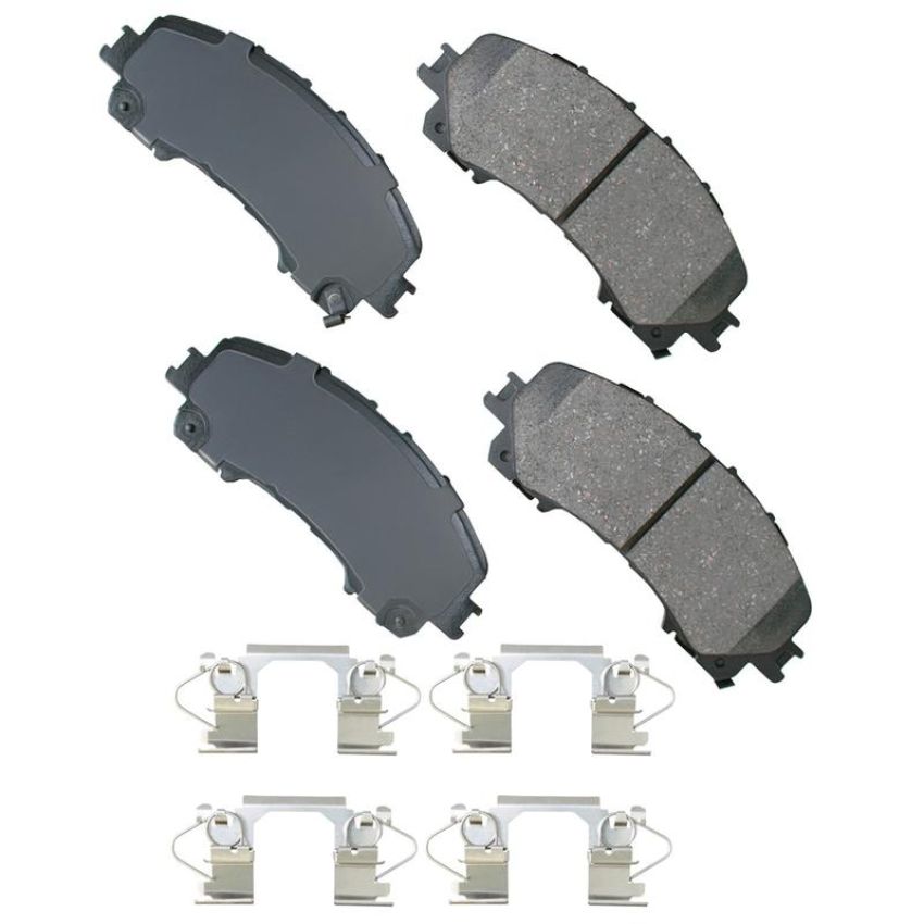 Akebono ACT1736 Akebono ProACT Ultra Premium Ceramic Disc Brake Pad Kit