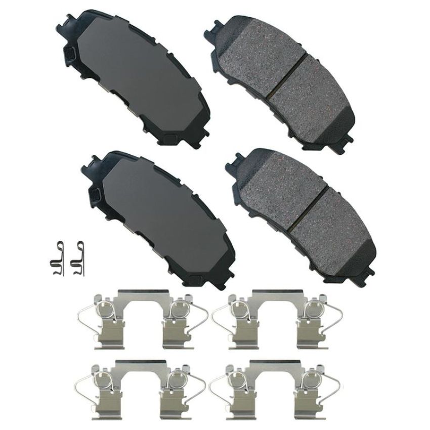 Akebono ACT1737 Akebono ProACT Ultra Premium Ceramic Disc Brake Pad Kit