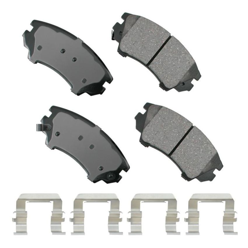 Akebono ACT1745 Akebono ProACT Ultra Premium Ceramic Disc Brake Pad Kit
