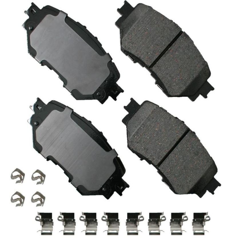 Akebono ACT1759 Akebono ProACT Ultra Premium Ceramic Disc Brake Pad Kit