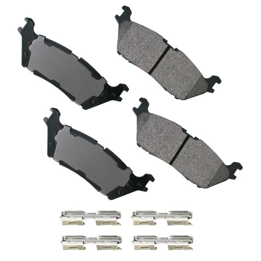 Akebono ACT1790 Akebono ProACT Ultra Premium Ceramic Disc Brake Pad Kit