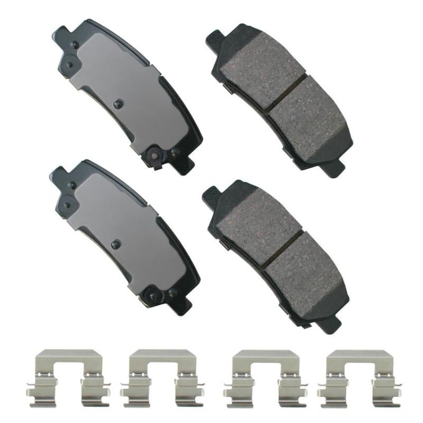 Akebono ACT1793 Akebono ProACT Ultra Premium Ceramic Disc Brake Pad Kit