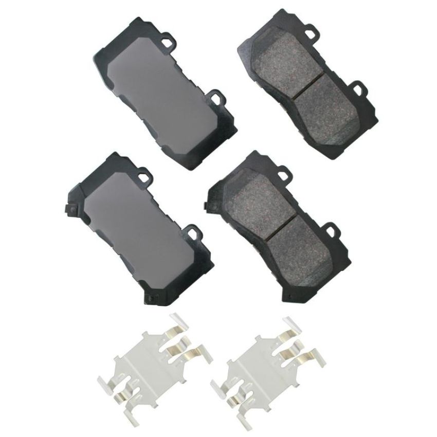Akebono ACT1802 Akebono ProACT Ultra Premium Ceramic Disc Brake Pad Kit