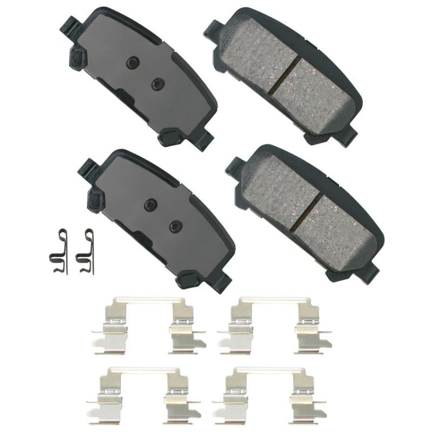 Akebono ACT1806 Akebono ProACT Ultra Premium Ceramic Disc Brake Pad Kit