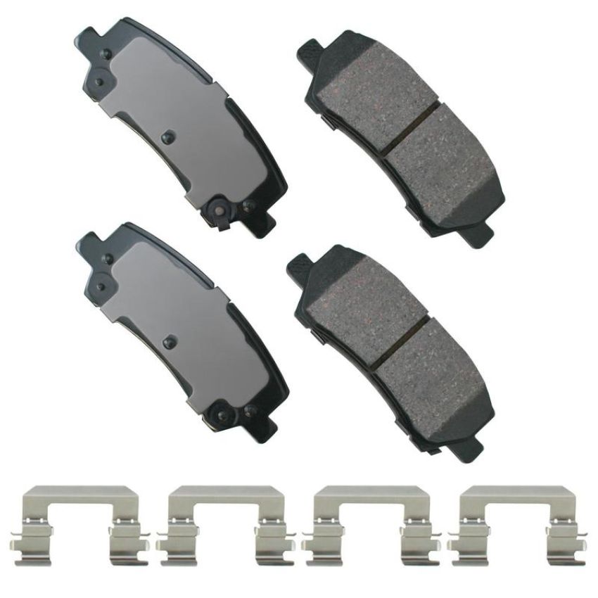 Akebono ACT1810 Akebono ProACT Ultra Premium Ceramic Disc Brake Pad Kit